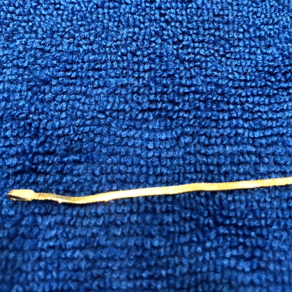 14K Yellow Gold Herringbone Bracelet